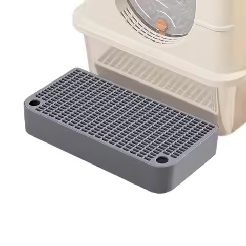 Footboard for Cats Litter Box Keep Room Tidy for Indoor Cats Easy Clean Accessory for Litter Pan Cat