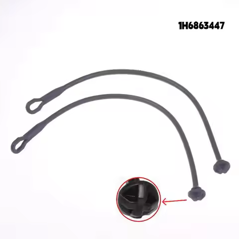 【Peace】2Pcs 1H6863447 Rear Trunk Parcel Shelf Strap Drawstring For Golf MK2 / MK3 / GTI Accessories