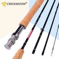 [Ready Stock] Fly Fishing Rod 7FT 2.1M 4 Section Line wt 3/4 5/6 7/8 Soft Cork Handle Fly Rods Fishing Pole Tackle