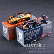 MINIGT 835Red Bull Racing RB16B 33# 847Ford Mustang Stan LB 1/64Alloy Car Model Gift Toy Alloy Die-c