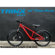 26" Trinx M116 Alloy MTB 13.5" 21SP - Mountain Bike - Basikal Mountain - 山地车 - MTB