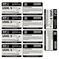Scp card sticker foundation black card advanced au scp Card sticker foundation black Card Premium Au