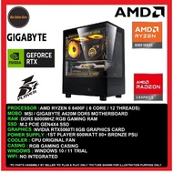 Gaming PC Desktop AMD Ryzen 5 8400F/16GB/32GB/512GB SSD/1TB SSD/RTX5060TI 8GB/600W