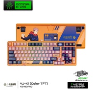 Keyboard “EGA I JUJUTSUKAISEN” คีย์บอร์ดบลูทูธ ไวร์เลส สาย พร้อมจอ Color TFT ใส่ GIF ได้ Hot Swap 5