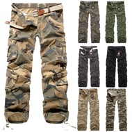 Cargo Pants Men 2023 New Camouflage Trousers Casual Multi-Pocket Army Work Combat Pants Mens Military Cargo Pants Plus Size