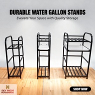 [ FULLY ASSEMBLED ] Water gallon stand / WATER GALLON RACK STAND / water container rack stand kitche