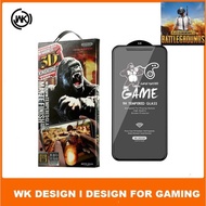 WK Design KingKong Matte Tempered Glass Gaming Melengkung IOS King kong Screen Protector Paparan HD