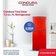 Condura Direct Cool Two Door DC 7.2 CSL MN STD Red Refrigerator