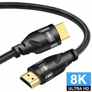 HDMI Copper Cable 8K Real UHD HDR 48Gbps, 8K @ 60Hz 4K @ 120Hz Support HDCP 3D HDMI Cable for PS4 Se