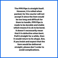 ⊙ ◹ ∏ PPR Pipe Pn16 1/2 3/4 1 (5-10)pcs