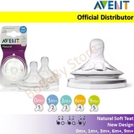 [Product Code PDI7B5862] Nipple Dot Soft Teat New Design Philips Avent NATURAL Original - 0m+ 1m+ 3m