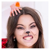 Halloween Dress Hairclip Wednesday Adams Hand