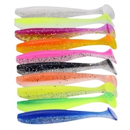10pcs Soft Plastic 7cm Umpan Siakap Casting Lure Soft Lure Soft Plastik