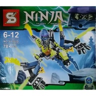 READY STOCK AND FAST DELIVERY NINJA THUNDER SWORDSMAN SY232D (78+PCS) BUILDING BLOCK FOR COLLECTION