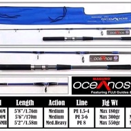 Maguro OCEANOS PE1.5-4 Fishing Rod