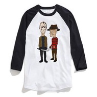 Beavis and Butthead Freddy &amp; Jason 七分袖T恤 2色 癟四與大頭蛋玩翻佛萊迪大戰傑森