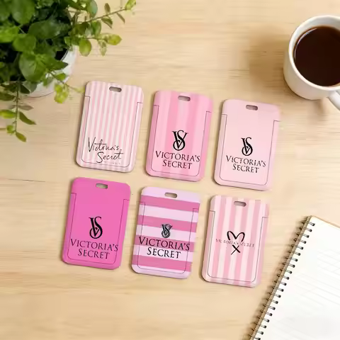 V-V-Victoria's love S-Secret Lanyard Card Covers Holders for Daily Cards, Business Card, Great for G
