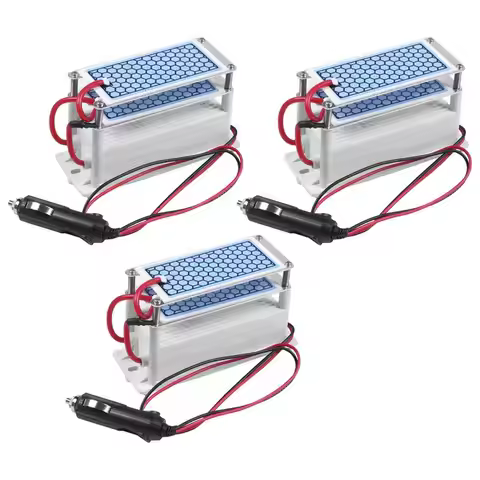 Well-3X Ozone Generator Car 12V 10G Portable Plate Air Purifier Air Sterilizer Car Ozone Air Air Cle