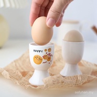 Original Smiley Face Egg Tray Ceramic Egg Rack Creative Egg Cup Practical Egg Seat Egg Tray Egg Cup 