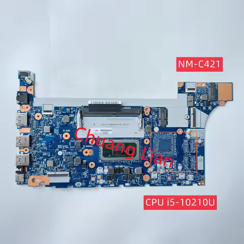 FE4A0/FE5A0 NM-C421 For Lenovo ThinkPad E14 Laptop Motherboard NM-C421 With CPU I3 I5 I7 10th Gen GP