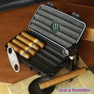 Hộp Đựng Cigar1 Hộp Đựng Cigarr Giữ Ẩm Cầm Tay Cohibaa Dụng Cụ Cắt Cigarr Giữ Ẩm Chống Nước Chống Rơ