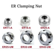 ER CLAMPING NUT FOR ER COLLET ER11-A / ER16-A / ER20-A / ER25-UM / ER32-UM / ER40-UM