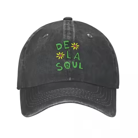 Casual De La Soul A Tribe Called Quest Atcq Baseball Cap Style Distressed Denim Snapback Cap Hip Hop