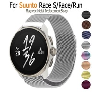 Metal Strap For Suunto Race S/Race/Run Smartwatch Wristband Magnetic Statinless Steel Bracelet for s