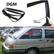 100% Original Nissan Vanette C22 Front Door Glass Run channel (Depan Getah Pintu Cermin)