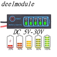 DC5V-30V 2-8S Battery Level Indicator Li-ion battery Li-Fe-Phosphate battery capacity display tester
