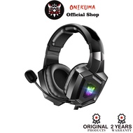 Onikuma K8 Casque PS4 Gaming Headset PC Stereo Earphones Headphones with Microphone LED Lights for Laptop Tablet/New Xbox One