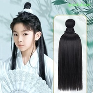 Children's Hanfu wig Fake Breathable Vintage Kids Headdress Style Hair Hair Accessories