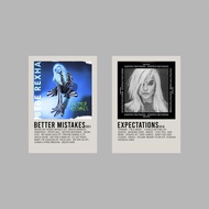 【READY STOCK】Collections Poster Cover Album Bebe Rexha wallpaper High Quality Painting For Home/ Wal