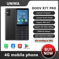 DOOV 82 R77 Pro 4G Touch Screen Keypad Mobile Phone With 5Mp Camera 2.8 Inch 3Gb+32Gb 3000Mah 3Gb