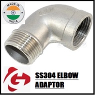 [Stainless Steel] Stainless Steel 304 Street Elbow , Male & Female Elbow Threaded Adaptor