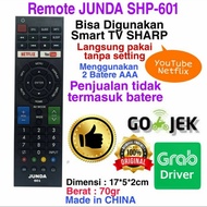 Remote Remot Junda 601 Cocok Di TV LED Sharp Aquos Smart TV Android