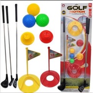 Kid's Golf Clubs Set, 10 Pcs Educational Golf Toys Outdoor Golf Toy Set