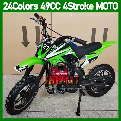2023 Gas Motorcycle 4Stroke Beach Mountain Dirt Bike 49CC 50CC Gasoline ATV Off-Road Vehicle Real Be
