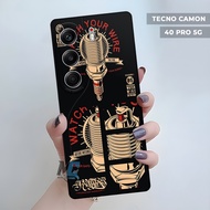 MONTANA CASE SOFTCASE TECNO CAMON 40 PRO 5G MOTIF Mechanical TECNO CAMON 40 4G UV PRINTING | FULL CO