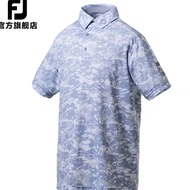 Footjoy golf clothing FJ men's sports leisure skin friendly breathable golf short sleeve polo shirt 