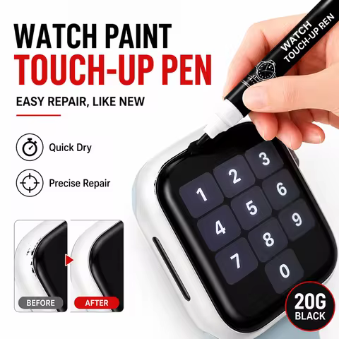 Watch Touch Up Paint Pen Scratch Repair Pen For Smartwatch Phone Camera Metal Surface Paint Restorat