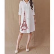 Eiffel Tower tops, trendy women's tops, casual tops for teenagers and adults throughout indonesia