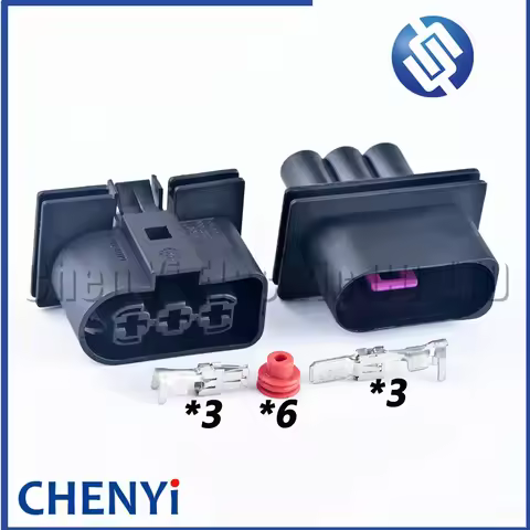 3 Pin Auto waterproof connector Cooling electronic fan Wire harness Plug 1J0906233 1J0 906 233 1J090