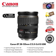 Canon EF 28-135mm f/3.5-5.6 IS USM Lens Wide Angle Telephoto Zoom ( 1 Year Warranty )