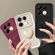 For Infinix Note 40 Pro+ Plus Note 40X 5G Case Soft Silicone Luxury 3D Love Heart Phone Casing For I