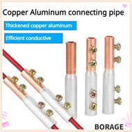BORAG 1Pcs Transition Joint, Cable Wire Connector Docking Terminal Copper-aluminum Transition Tube, 