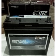 Carriage Battery (Carriage MODEL: Proton WIRA) (Type: Hitec) (Code:46B24L) (12V) (Type: Dry Cell)(HD