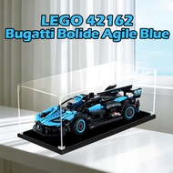 Lego Acrylic Display Box For lego 42162 Bugatti Bolide Agile Blue Popmart Figurine Labubu Zimomo for