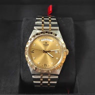 Tudor (TUDOR) Royal Series Automatic Mechanical Gold Men's Watch Swiss Watch Diamond Men's Watch Calendar Week 41mm Gold Dial Diamond M28603-0006