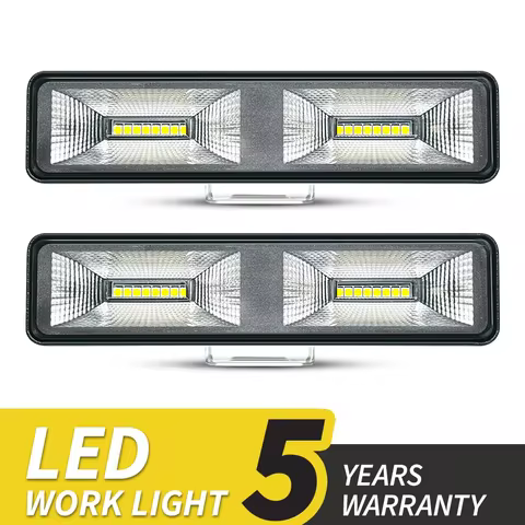 LED Work Light Flood 3030 SMD Super Bright Flood Spot 6500K DC 12-24 Volts Spotlights Truck 4x4 4WD 